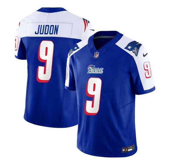 Men & Women & Youth New England Patriots #9 Matthew Judon Blue White 2023 F.U.S.E. Vapor Limited Jersey